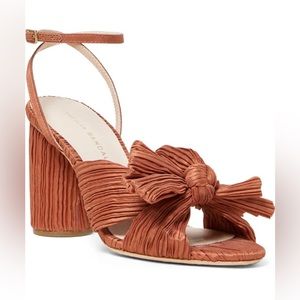 Loeffler Randall Camellia Pleated Bow Heel w/ Ankle Strap